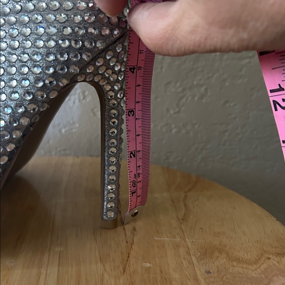 Steve Madden Winnings Rhinestone Heeled Booties - Picture 7 of 7